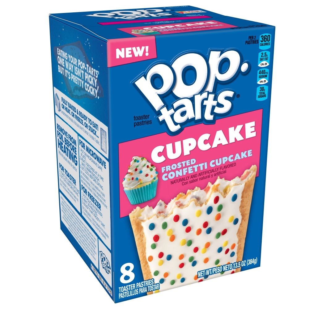 Pop Tarts Frosted Confetti Cupcake 8 Pack