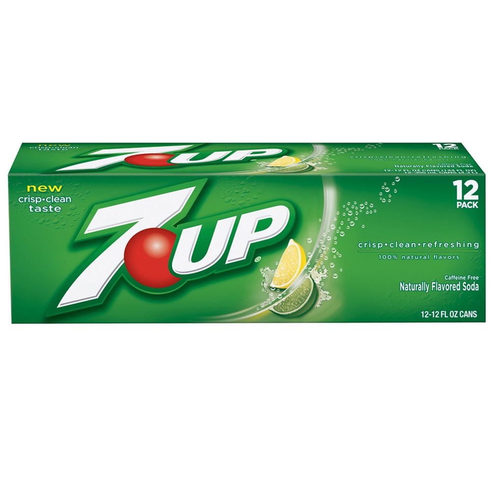 7up Lemon Lime Soda 12 Pack / 12oz cans