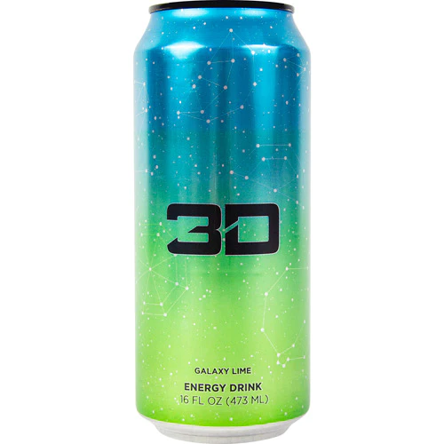 3D Energy Drink Galaxy Lime 16oz
