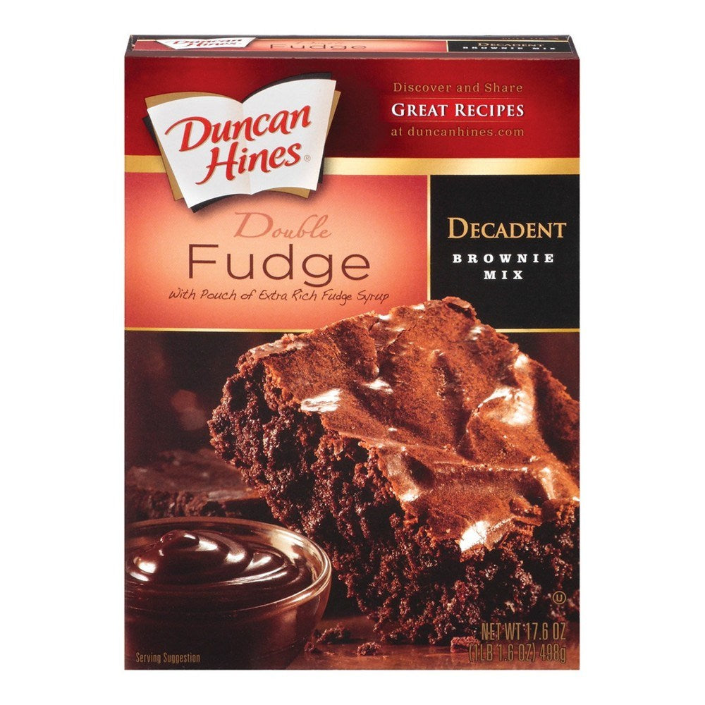 Duncan Hines Double Fudge Brownie Mix 17.6oz