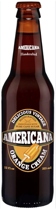Americana Orange Cream Soda 12oz