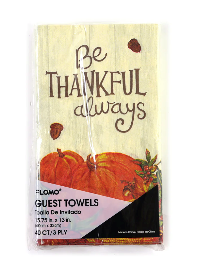 'Be Thankful Always' Thanksgiving Napkins 40ct