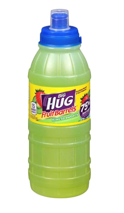 Big Hug Fruit Barrels Kiwi Strawberry Drink 16oz