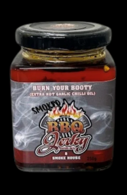 Burn Your Booty Smoked Garlic Chilli Oil Extra Hot 8.8oz (BEST BY: DEC 2025)