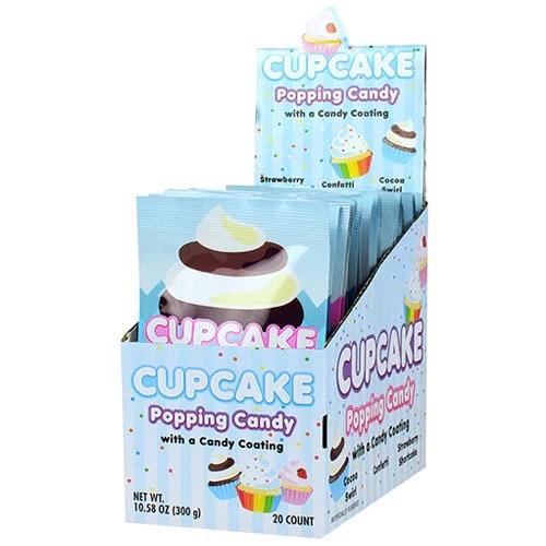 Cupcake Popping Candy Assorted 0.5oz