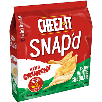 Cheez-It Snap'd White Cheddar Extra Crunchy 7.5oz