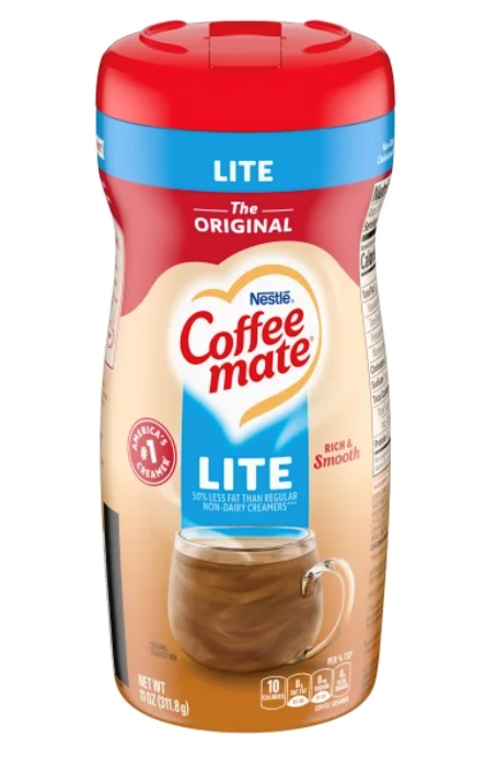 Coffee-Mate Original Lite Powdered Coffee Creamer 11oz (BEST BY: OCT 25)