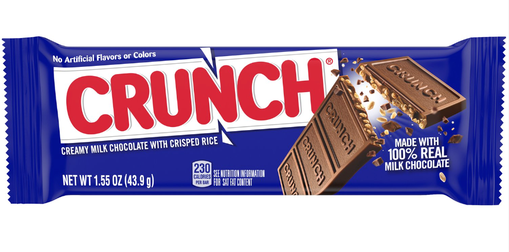 Nestle Crunch Candy Bars 1.5oz (BEST BY: OCT 25)