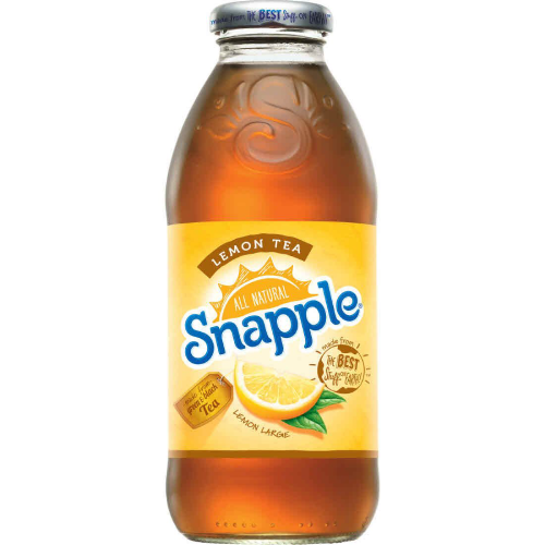 Snapple Lemon Tea Glass Bottle 16oz