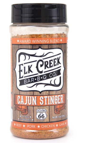 Elk Creek Cajun Stinger BBQ Seasoning 12oz (BEST BY: AUG2025)