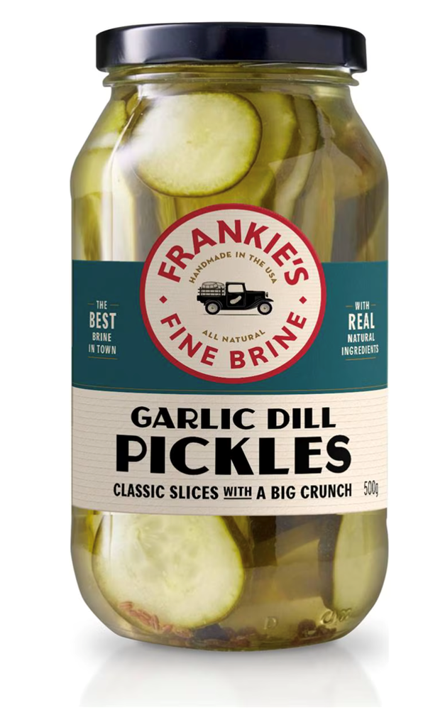 Frankie's Fine Brine Garlic Dill Pickles 17.6oz