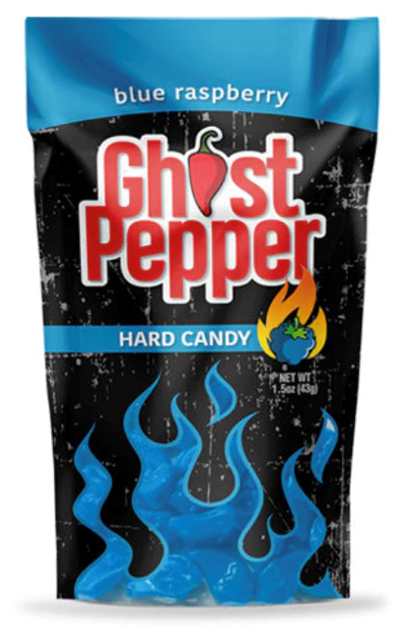 Ghost Pepper Blue Raspberry Hard Candy 1.2oz