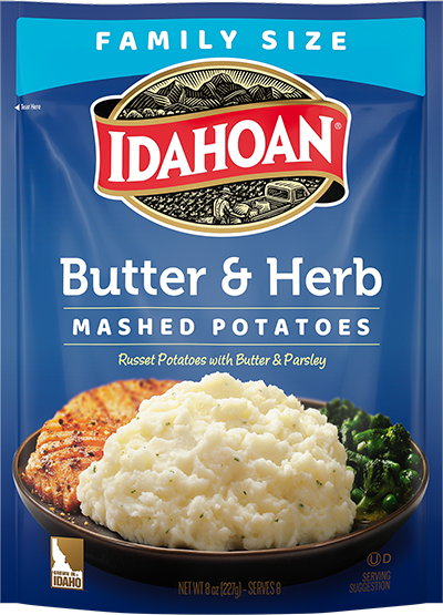 Idahoan Butter & Herb Mashed Potatoes 8oz