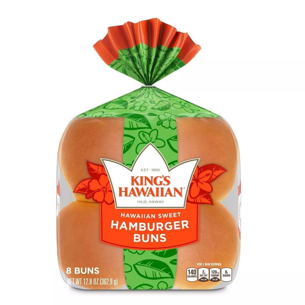 King's Hawaiian Sweet Hamburger Buns 8ct