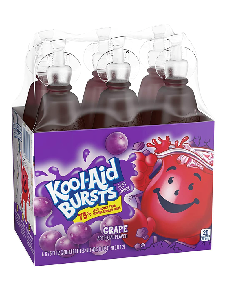 Kool Aid Bursts Grape 6 Pack