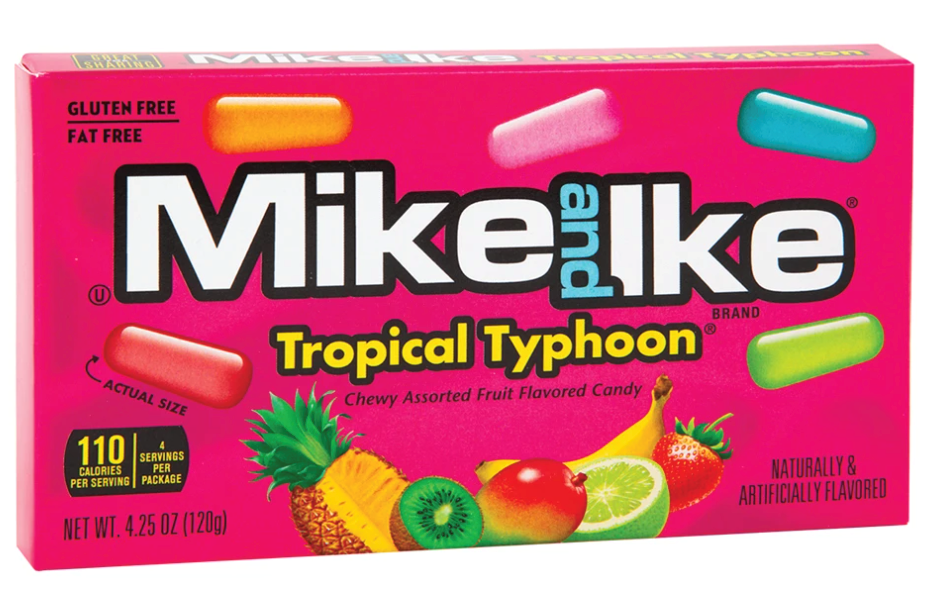 Mike & Ike Tropical Typhoon 4.25oz