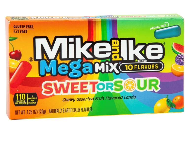Mike & Ike Sweet or Sour 4.25oz ( BEST BY: FEB 25)