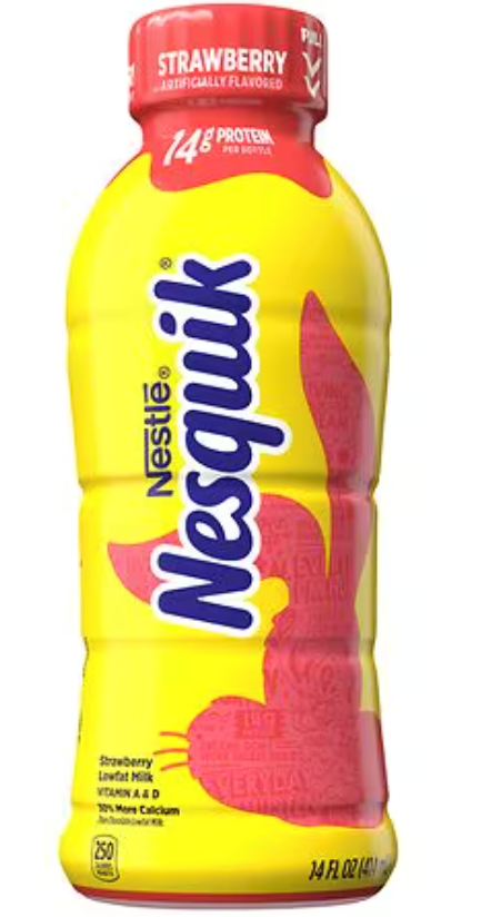 Nestle Nesquik Strawberry Drink 14oz (BEST BY: DEC 24)