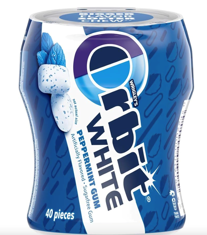 Orbit White Peppermint Sugar Free Gum 40ct