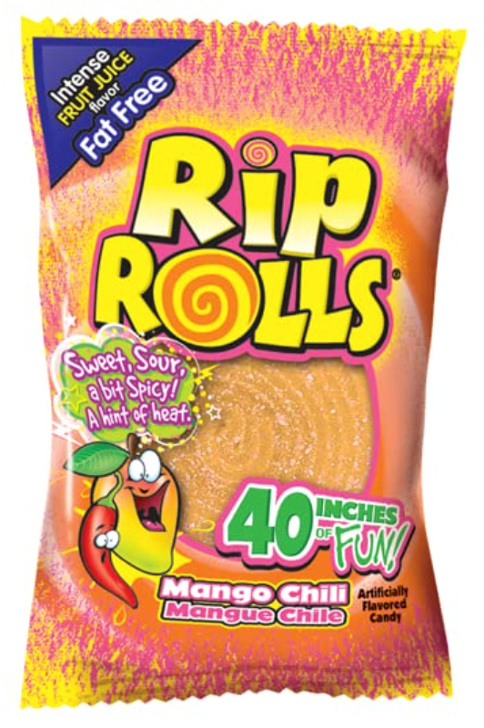 Rip Rolls Mango Chili Candy 1.4oz