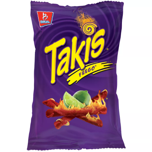 Takis Fuego Hot Chilli Pepper & Lime Tortilla Chips 9.9oz