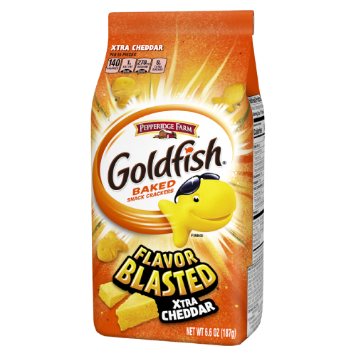 Goldfish Flavor Blasted Xtra Cheddar Baked Snack Crackers 6.6oz