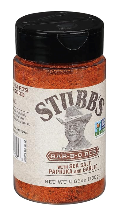 Stubb's Bar-B-Q Rubs with Sea Salt, Paprika, and Garlic 4.62oz
