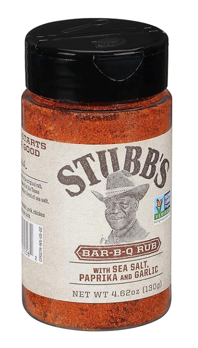 Stubb's Bar-B-Q Rubs With Sea Salt, Paprika, And Garlic 4.62oz – USAFoods