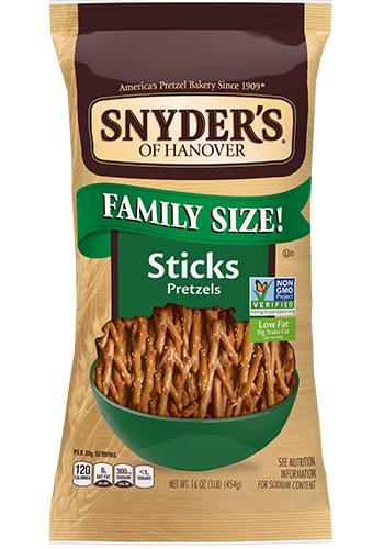 Snyder's Pretzels Sticks 16oZ (BEST BY: JUN 2024)