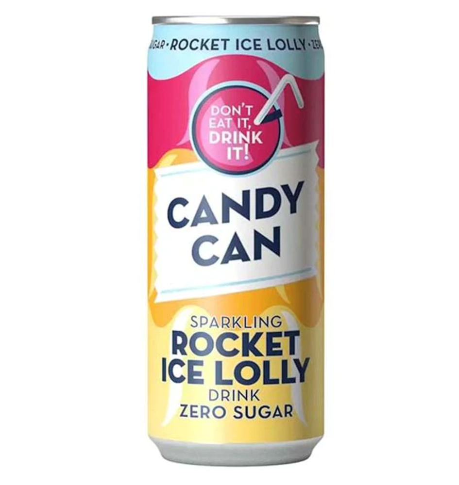 Candy Can Rocket Ice Lolly 330ml