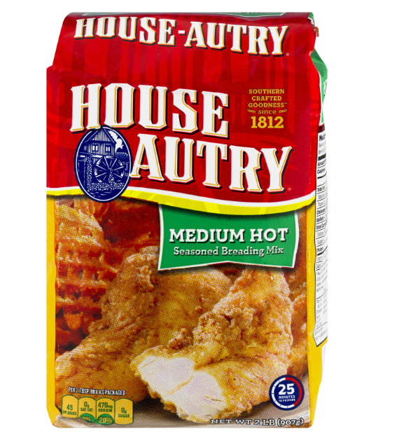 House Autry Medium Hot Breading Mix 32oz (FEB 2024)