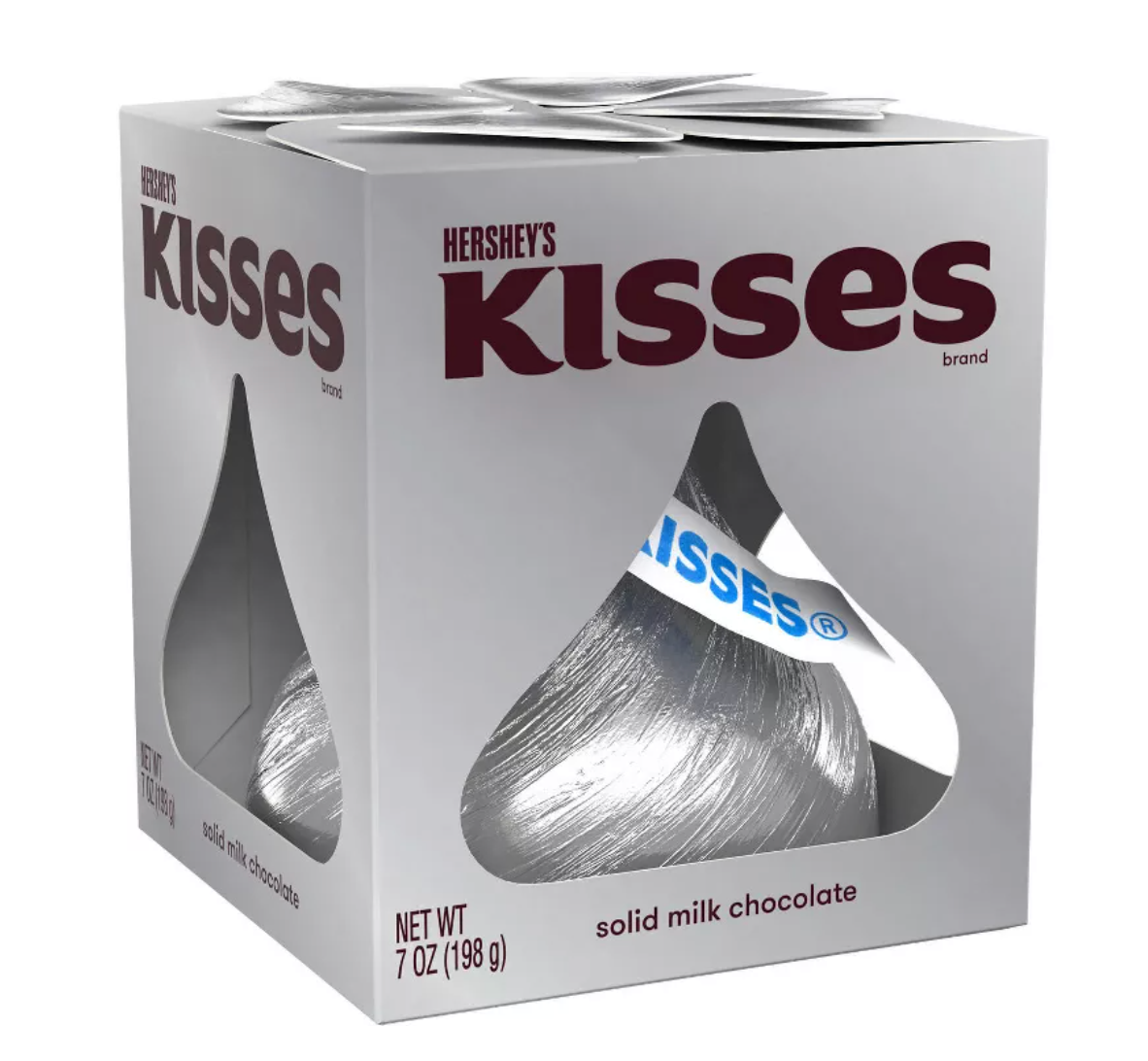 Hershey's Kisses Giant Solid Milk Chocolate Gift Box 7oz