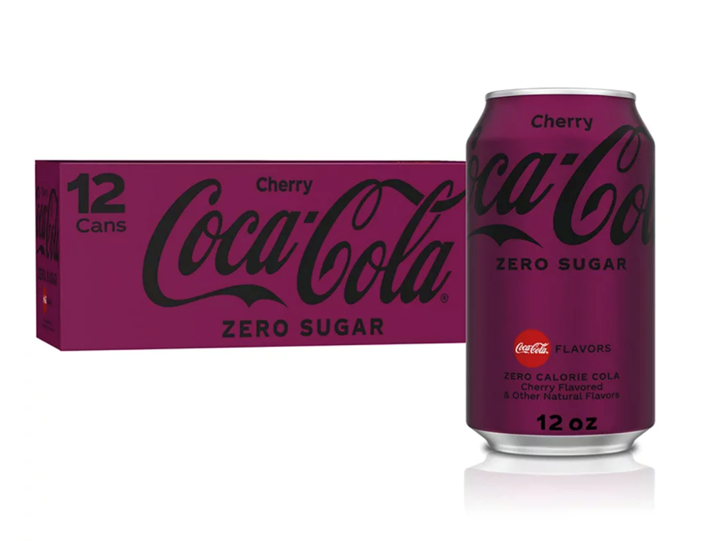 Cherry Coke Zero 12 Pack / 12oz Cans