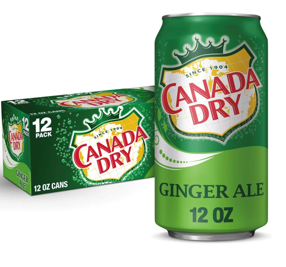 Canada Dry Ginger Ale 12 Pack / 12oz cans