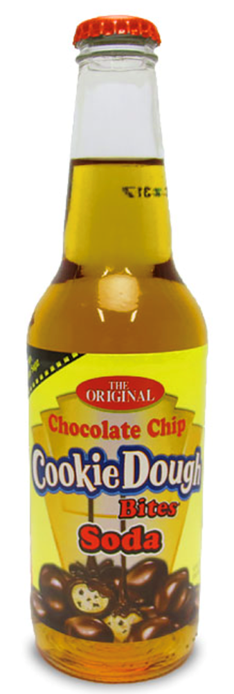 Rocket Fizz Chocolate Chip Cookie Dough Bites Soda 12oz