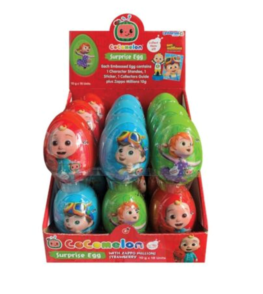 Cocomelon Embossed Egg Assorted