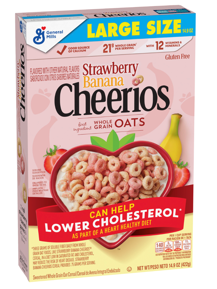 Strawberry Banana Cheerios 14.9oz (BEST BY: MAR 25)