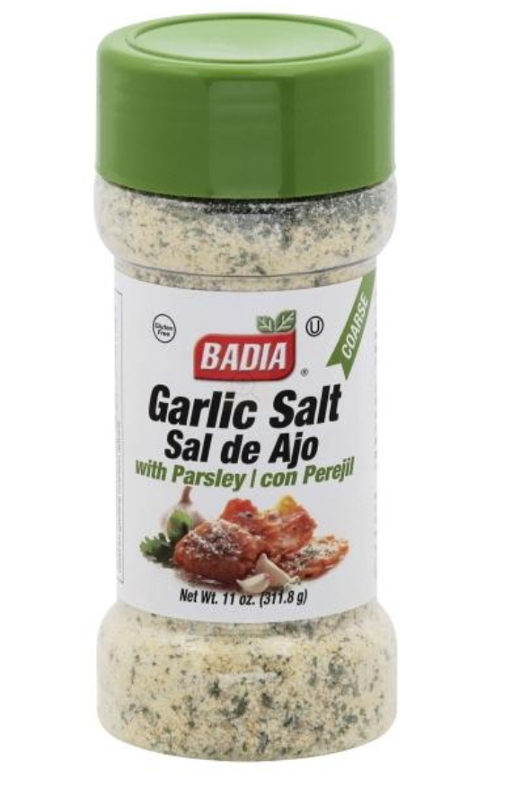Badia Garlic Salt with Parsley 11oz