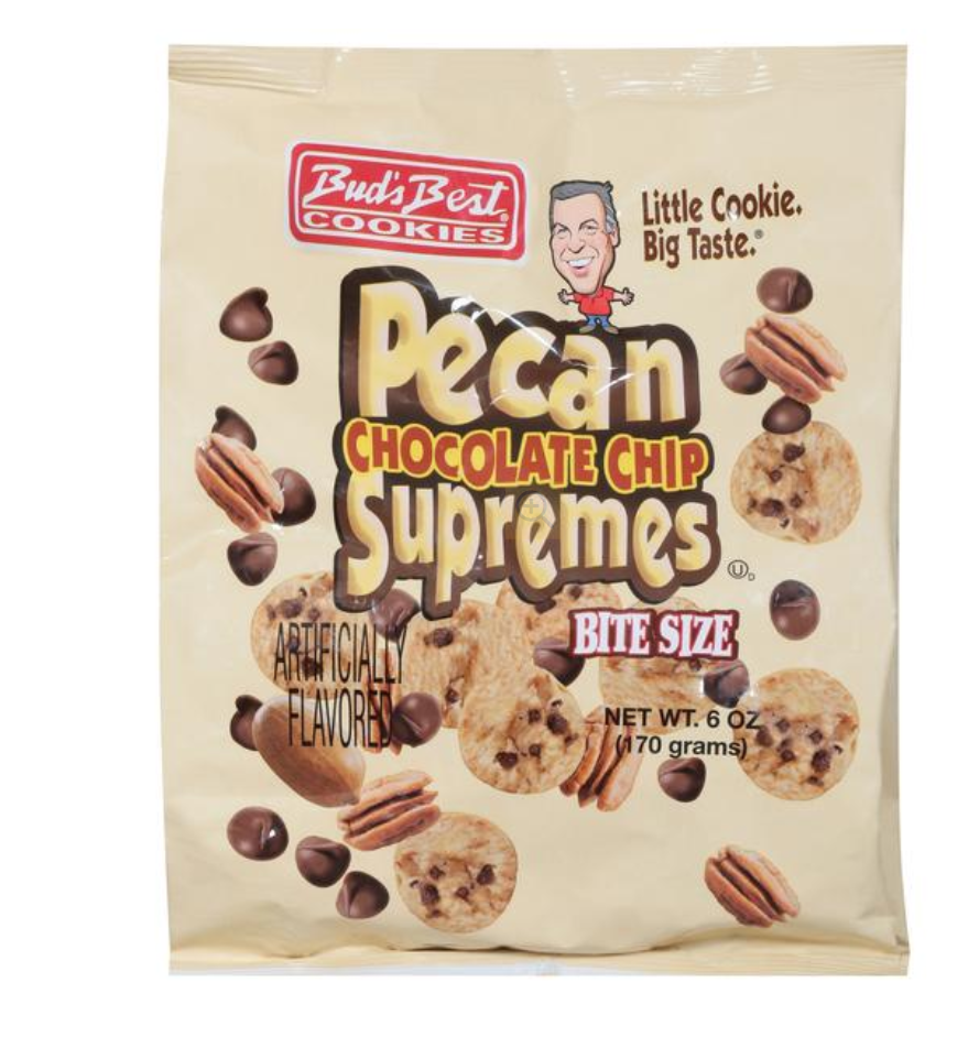 Bud's Best Pecan Chocolate Chip Supremes 6oz (BEST BY: MAY 25)