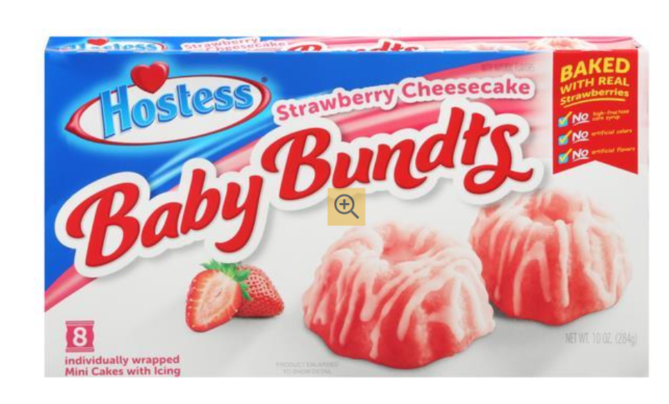 Hostess Strawberry Cheesecake Baby Bunts 10oz