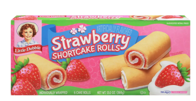 Little Debbie Strawberry Shortcake Rolls 6CT (BEST BY: JUL25)