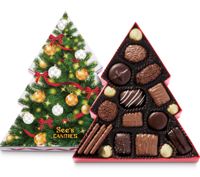 See's Candies Oh Christmas Tree Box 9.5oz
