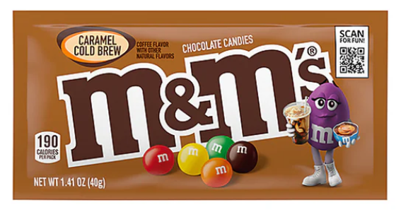 M&M'S Caramel Cold Brew 1.41oz (BEST BY: MAY 2025)
