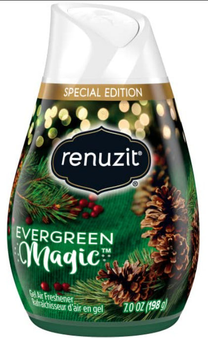 Renuzit Seasonal Gel Air Freshener Evergreen Magic 7oz