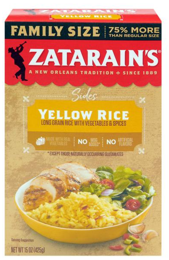 Zatarain's Yellow Rice Family size15oz