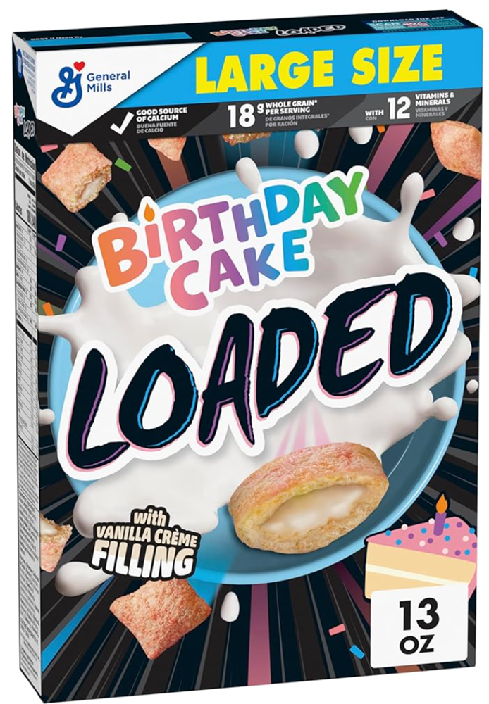 General Mills Loaded Birthday Cake Cereal 13oz (BEST BY: FEB 25)