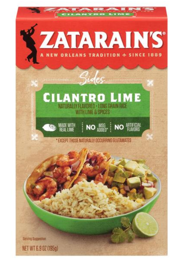 Zatarain's Cilantro Lime Rice Mix 7oz