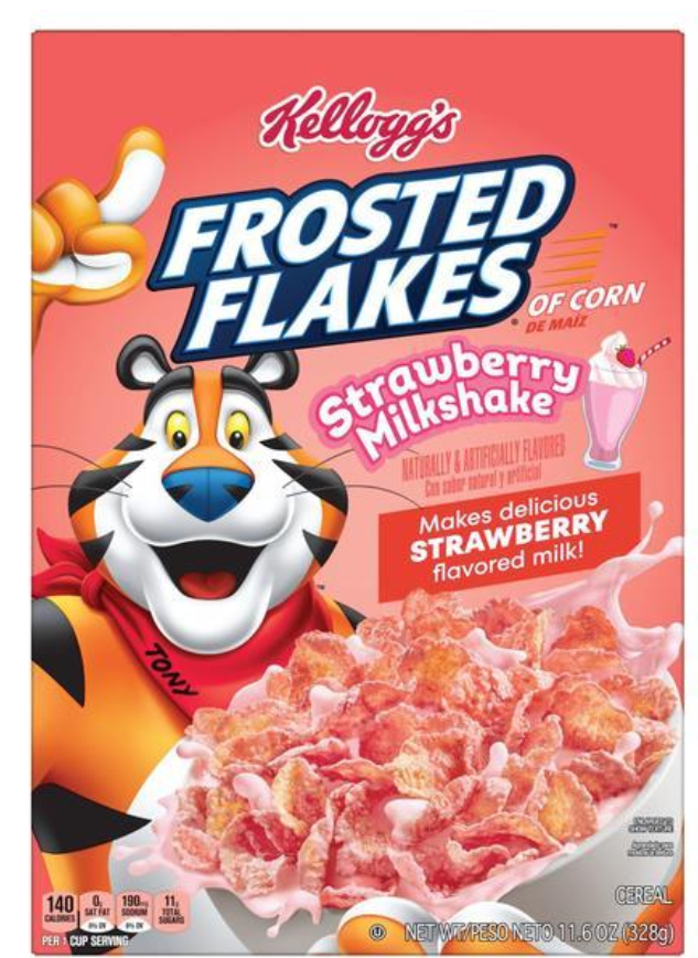 Kellogg's Frosted Flakes Strawberry Milkshake 11.6oz