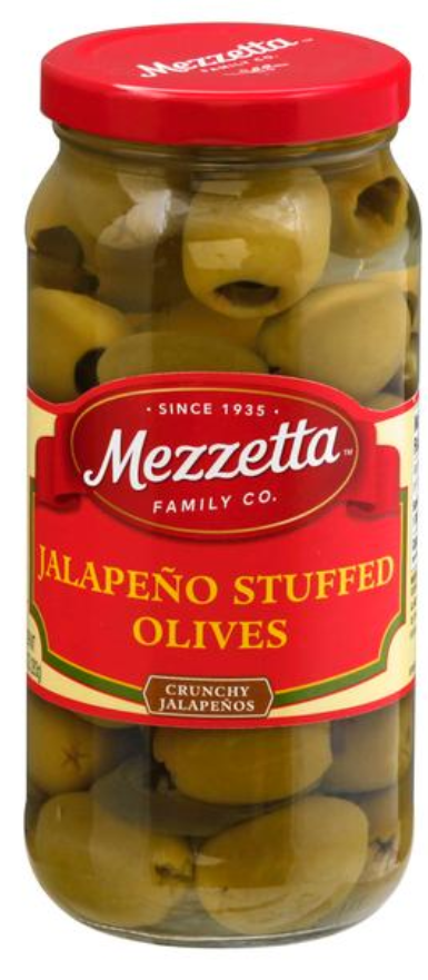 Mezzetta Jalapeno Stuffed Olives 10oz