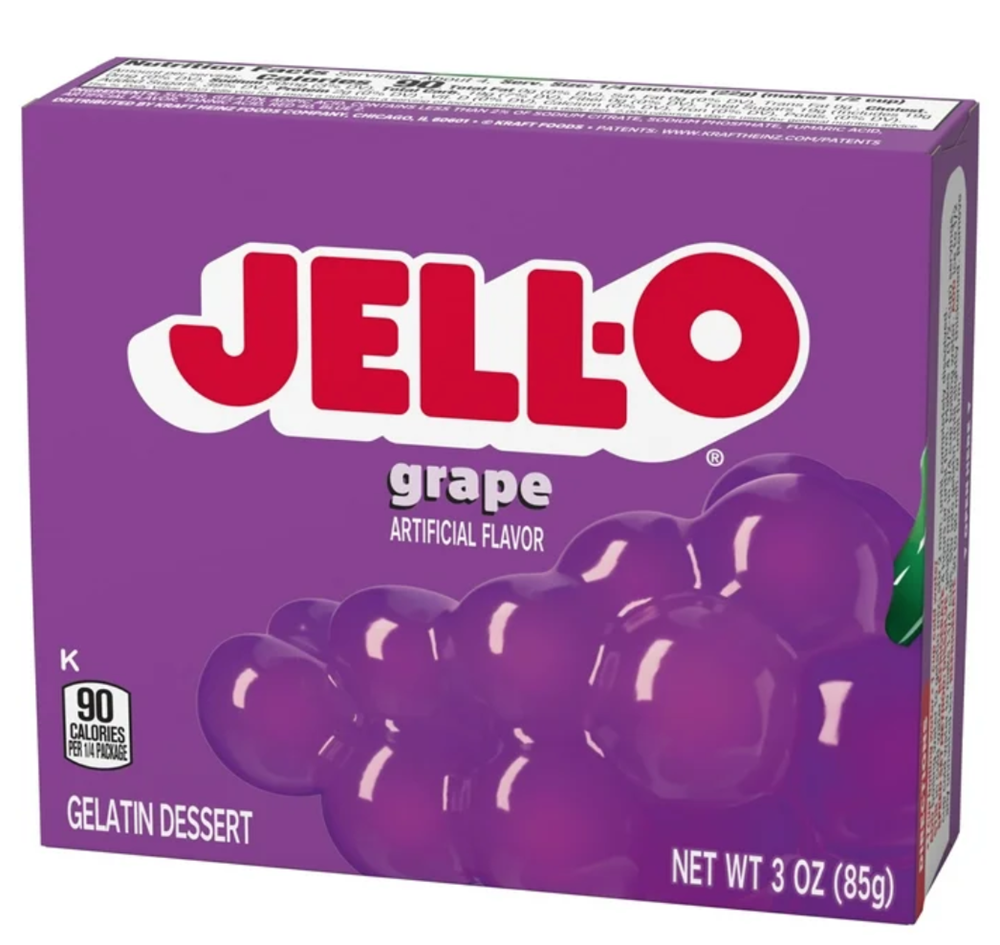 Jell-O Grape Gelatin Mix